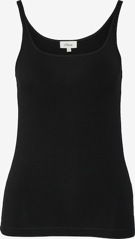 T-shirt s.Oliver en noir : devant