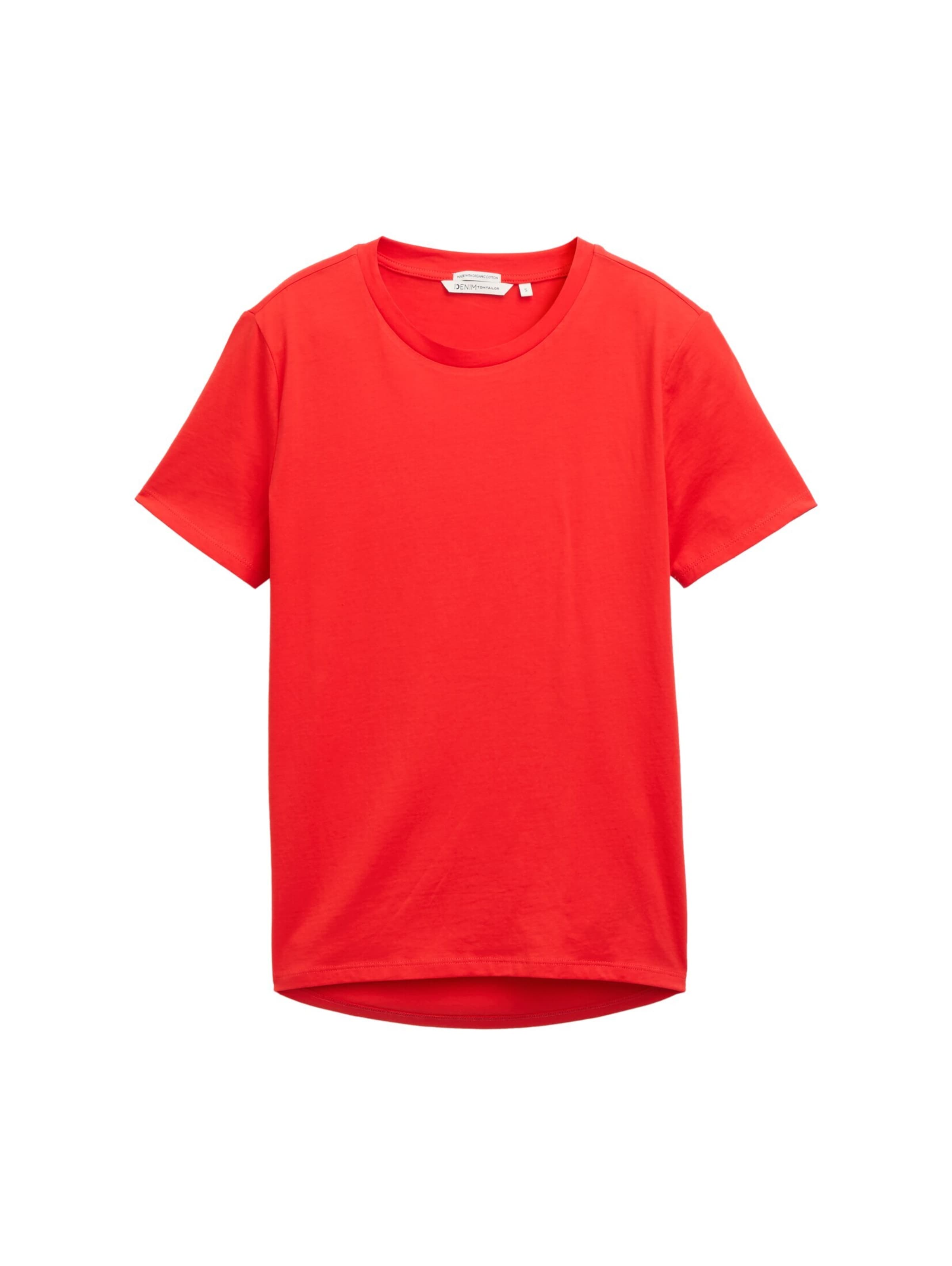 TOM TAILOR DENIM Shirt in Rood: voorkant