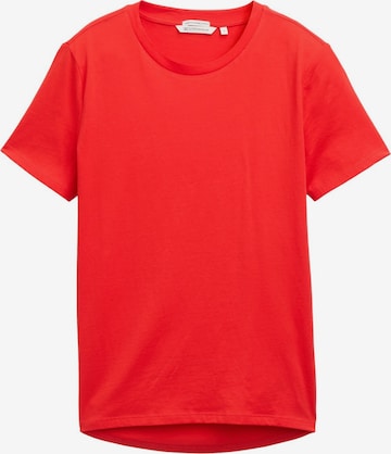 TOM TAILOR DENIM Shirt in Rood: voorkant