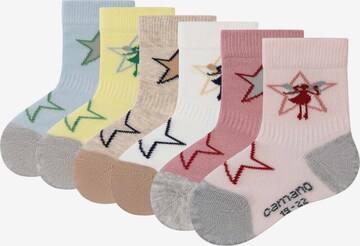 camano Socks in Pink: front