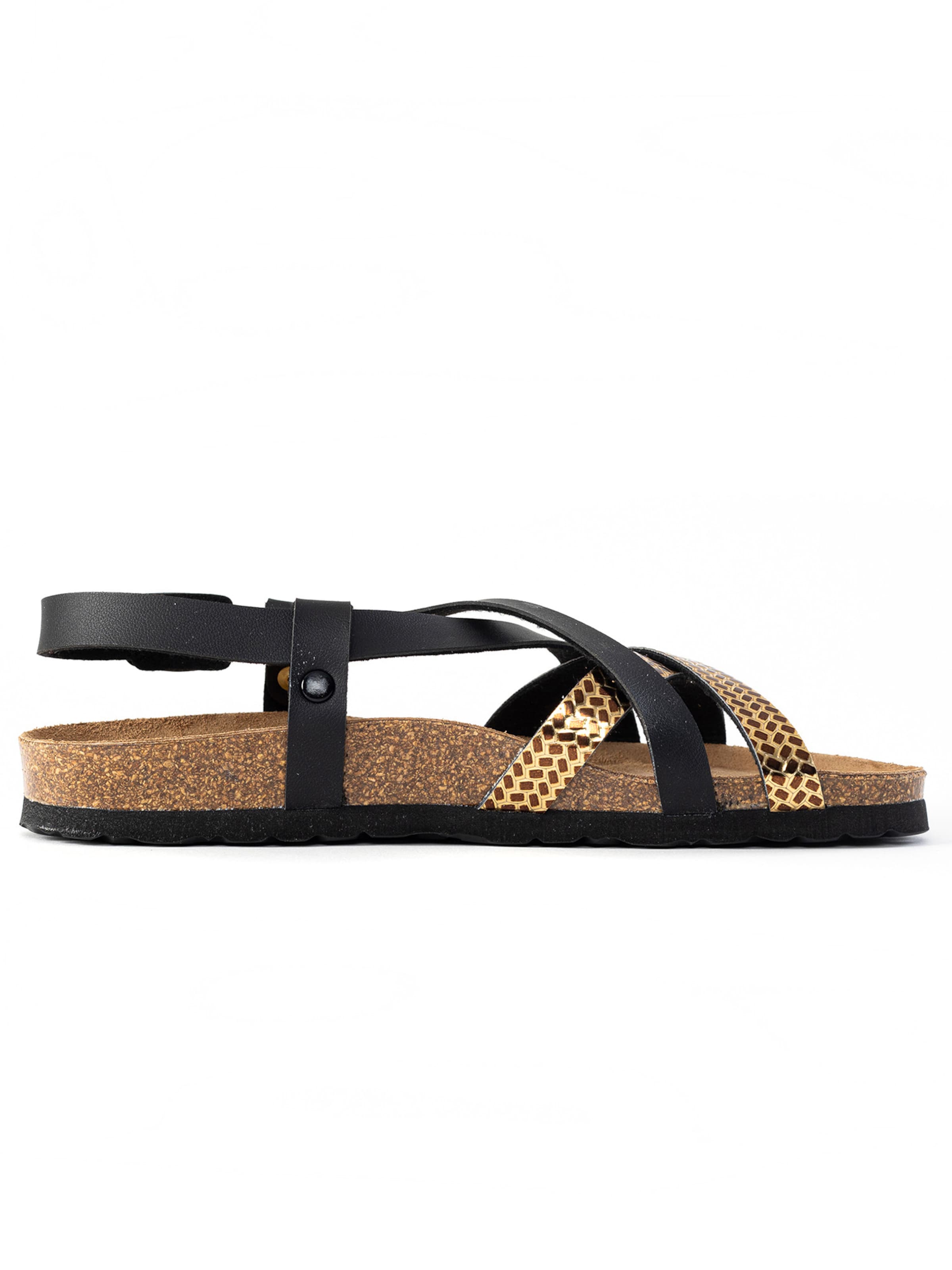 Bayton Riemensandale 'Kari' in Schwarz