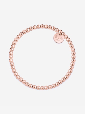 CLASSYANDFABULOUS Jewelry Bracelet 'CLASSYANDFABULOUS Beaded' in Gold: front