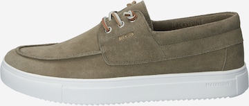 Mocassino 'Dover BG175' di BLACKSTONE in verde: frontale