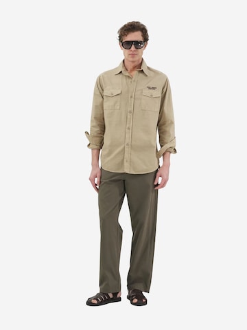 Giesto Regular fit Overhemd in Beige