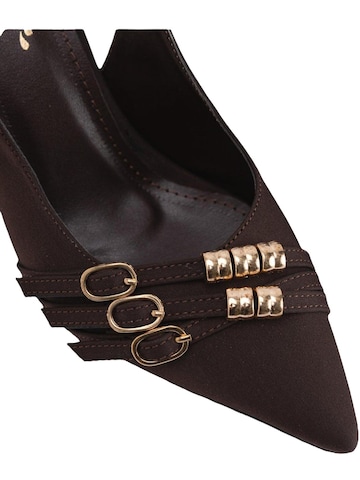 Limoya Slingback Pumps 'Rosig' in Brown
