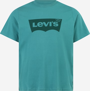 Levi's® Big & Tall Póló 'Graphic Tee' - zöld: elől