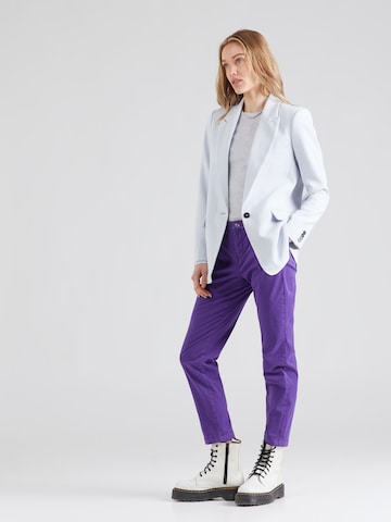 MAC Slimfit Chino hlače 'Summer Spririt' | vijolična barva