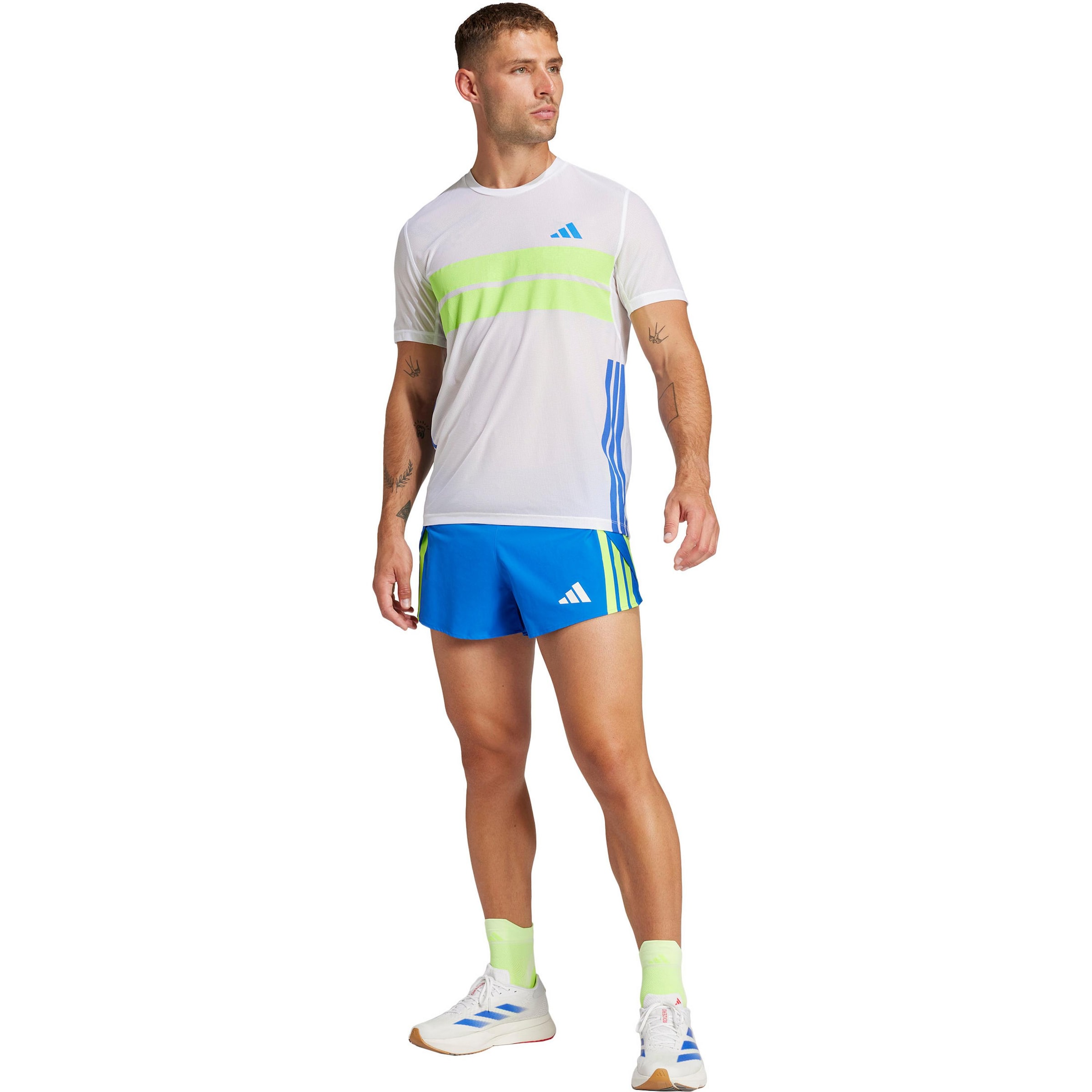 ADIDAS PERFORMANCE Functioneel shirt 'Adizero' in Wit