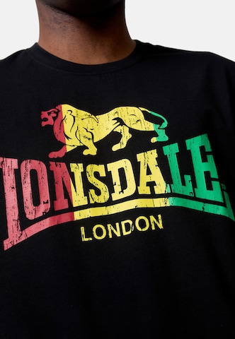 LONSDALE Shirt 'Freedom' in Zwart