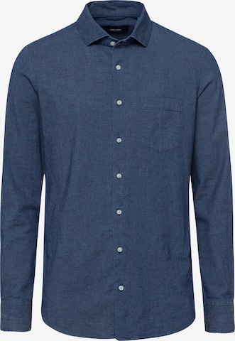 PIERRE CARDIN Button Up Shirt 'Henry' in Blue: front