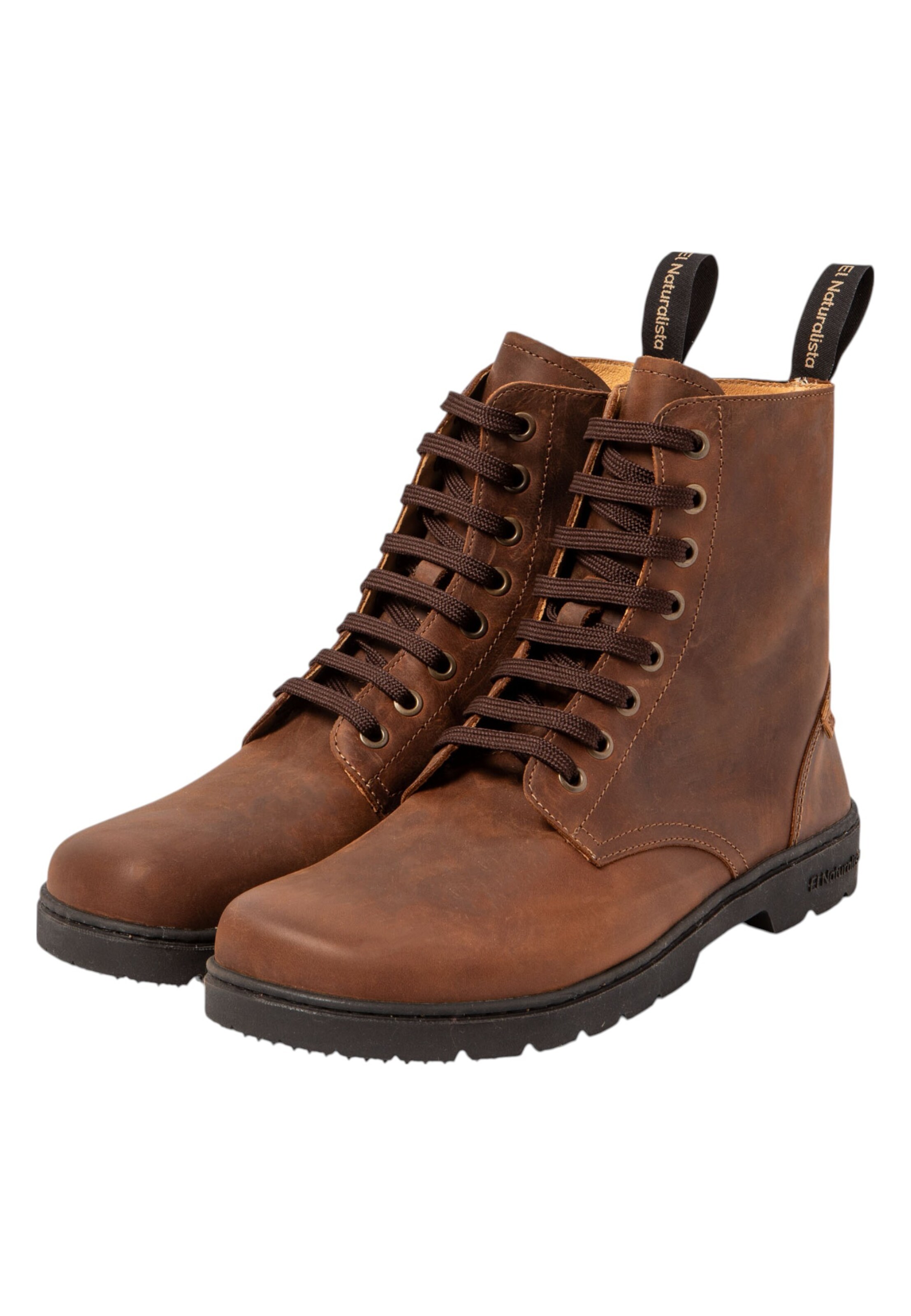 EL NATURALISTA Lace-up bootie in Brown