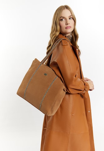 DreiMaster Vintage Shopper in Brown