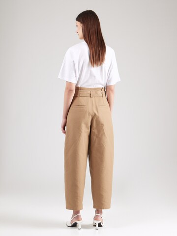 & Other Stories Loose fit Pleat-front trousers in Beige