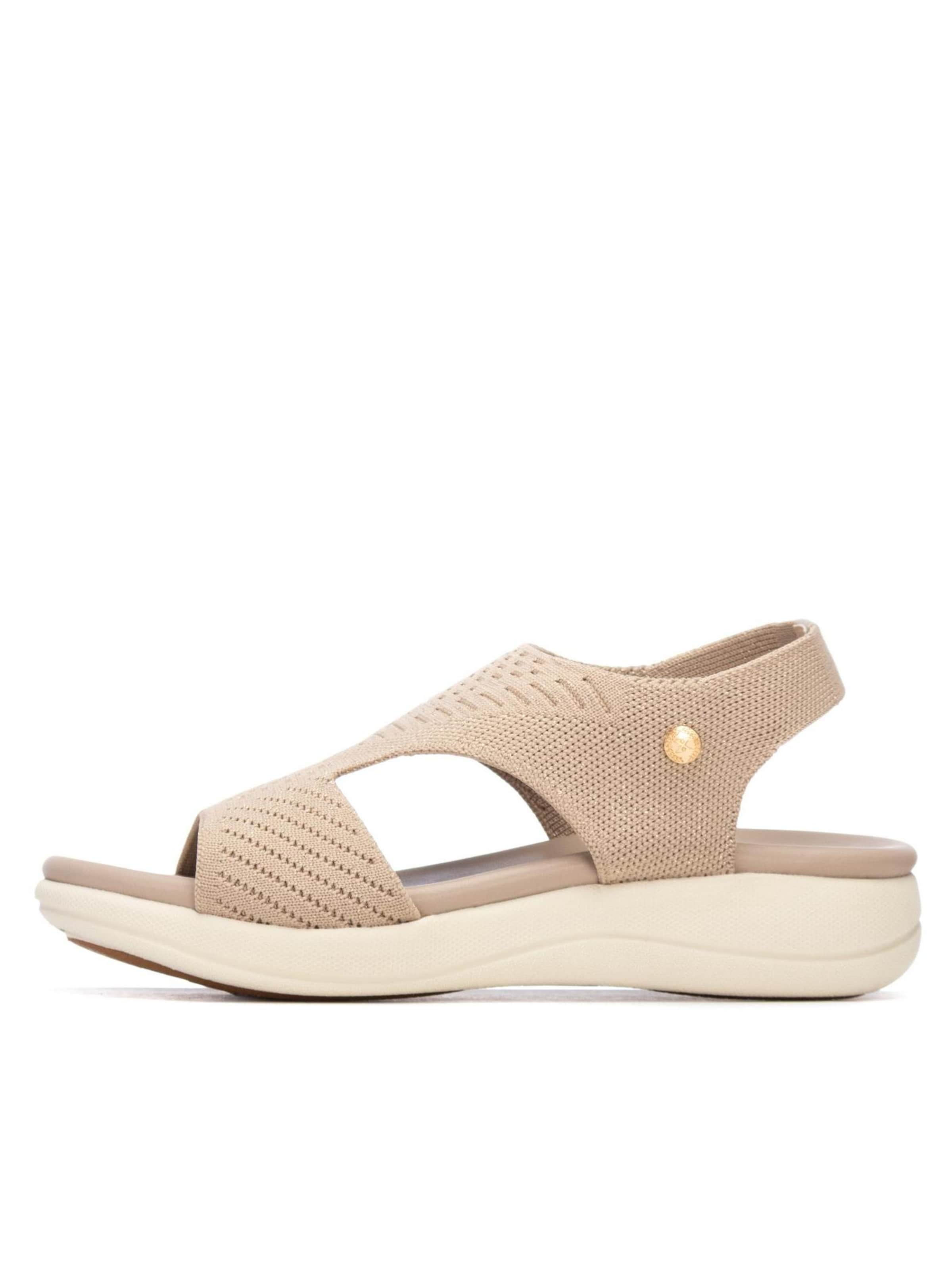 Xti Sandals in Beige: front