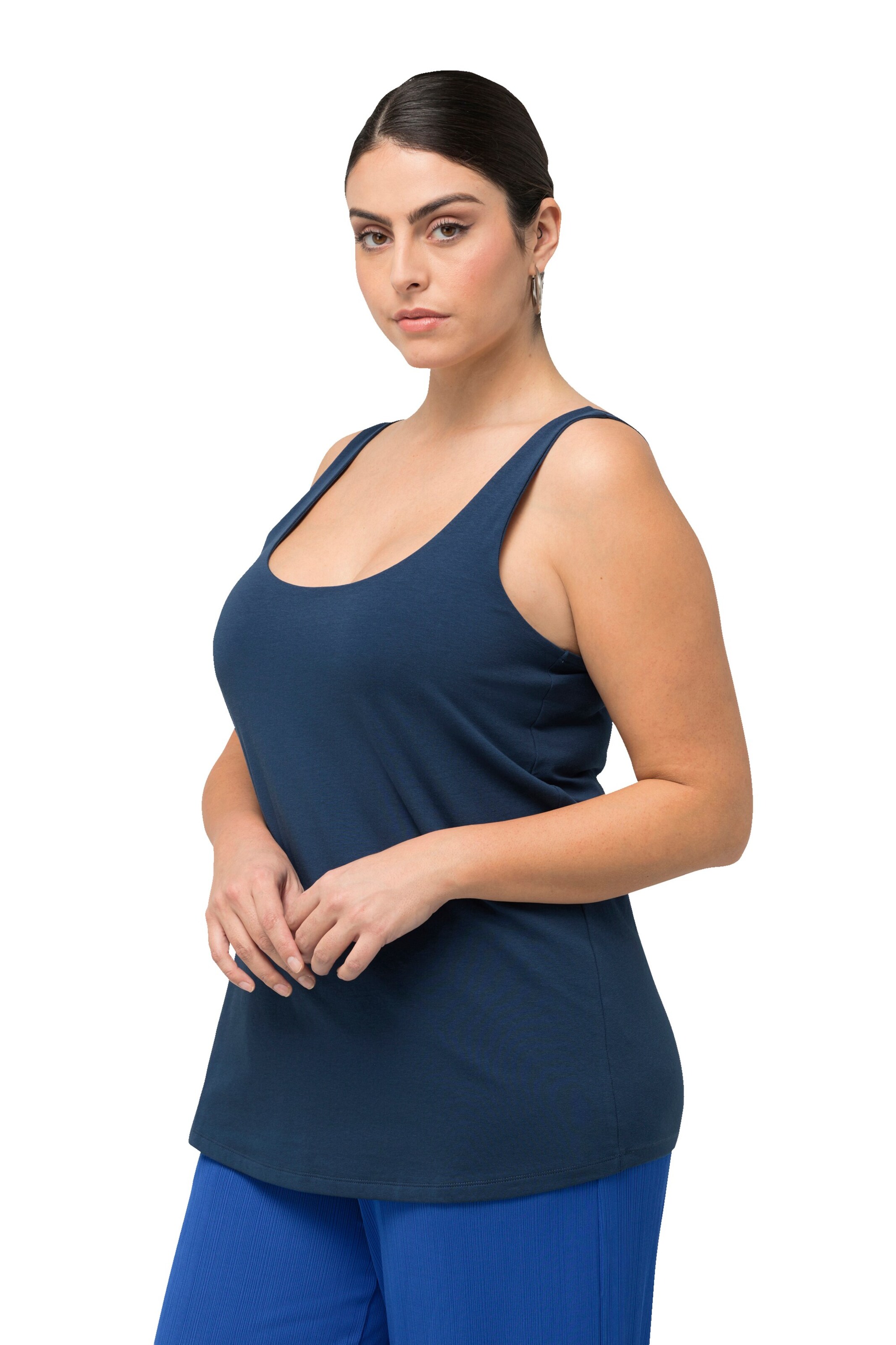 Haut Ulla Popken en bleu : devant