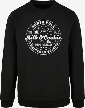 Sweat-shirt F4NT4STIC en noir : devant