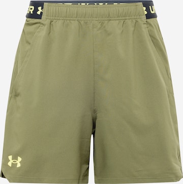 UNDER ARMOUR - Regular Calças de desporto 'Vanish' em verde: frente