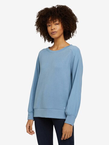 TOM TAILOR Sweatshirt in Blau: predná strana