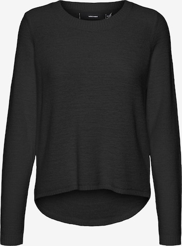 VERO MODA Trui 'VMNUEVOCHARITY' in Zwart: voorkant