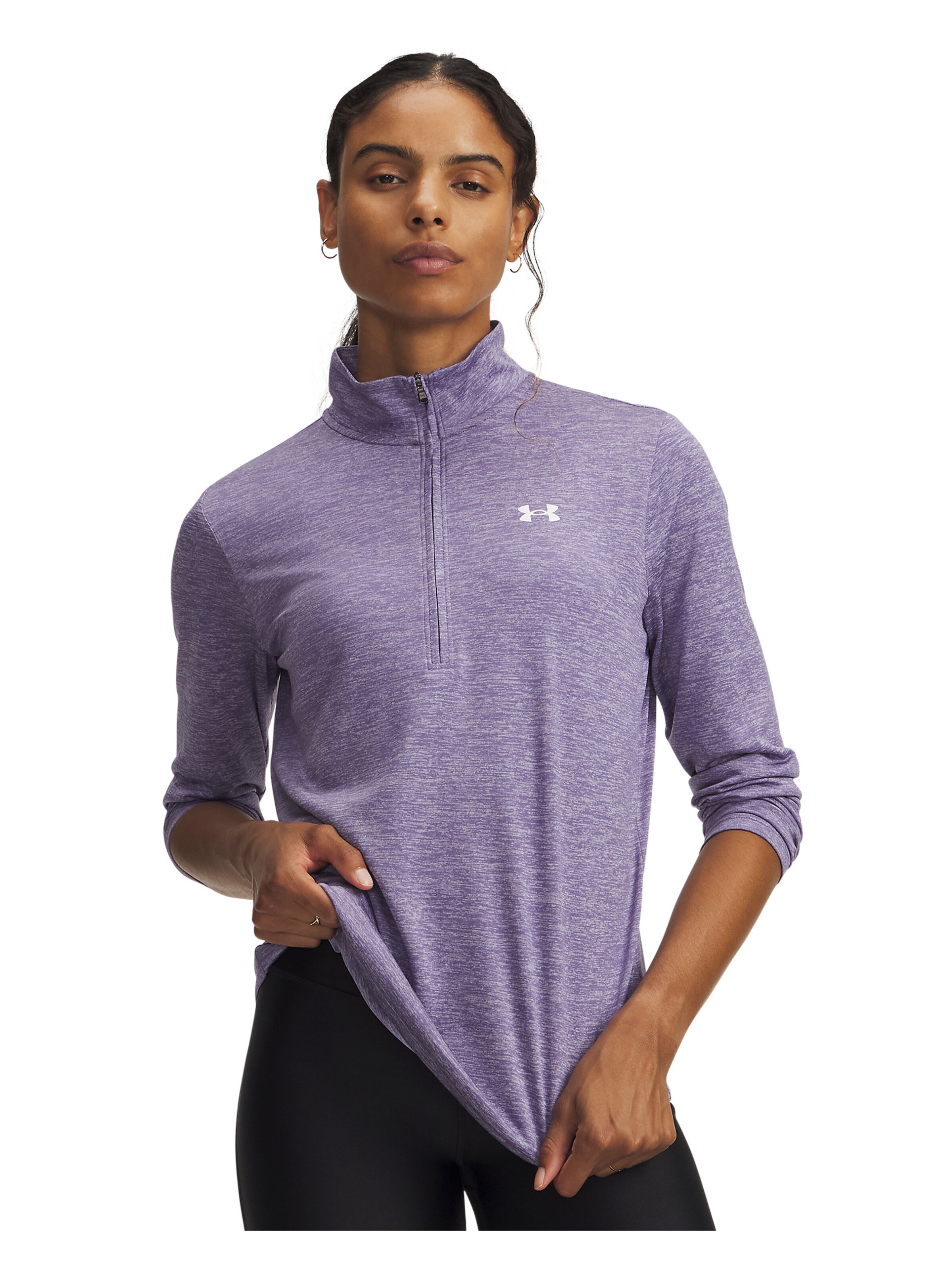UNDER ARMOUR Functioneel shirt 'Twist' in Lila: voorkant
