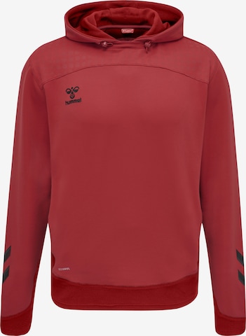 Hummel Sportsweatshirt in Rood: voorkant