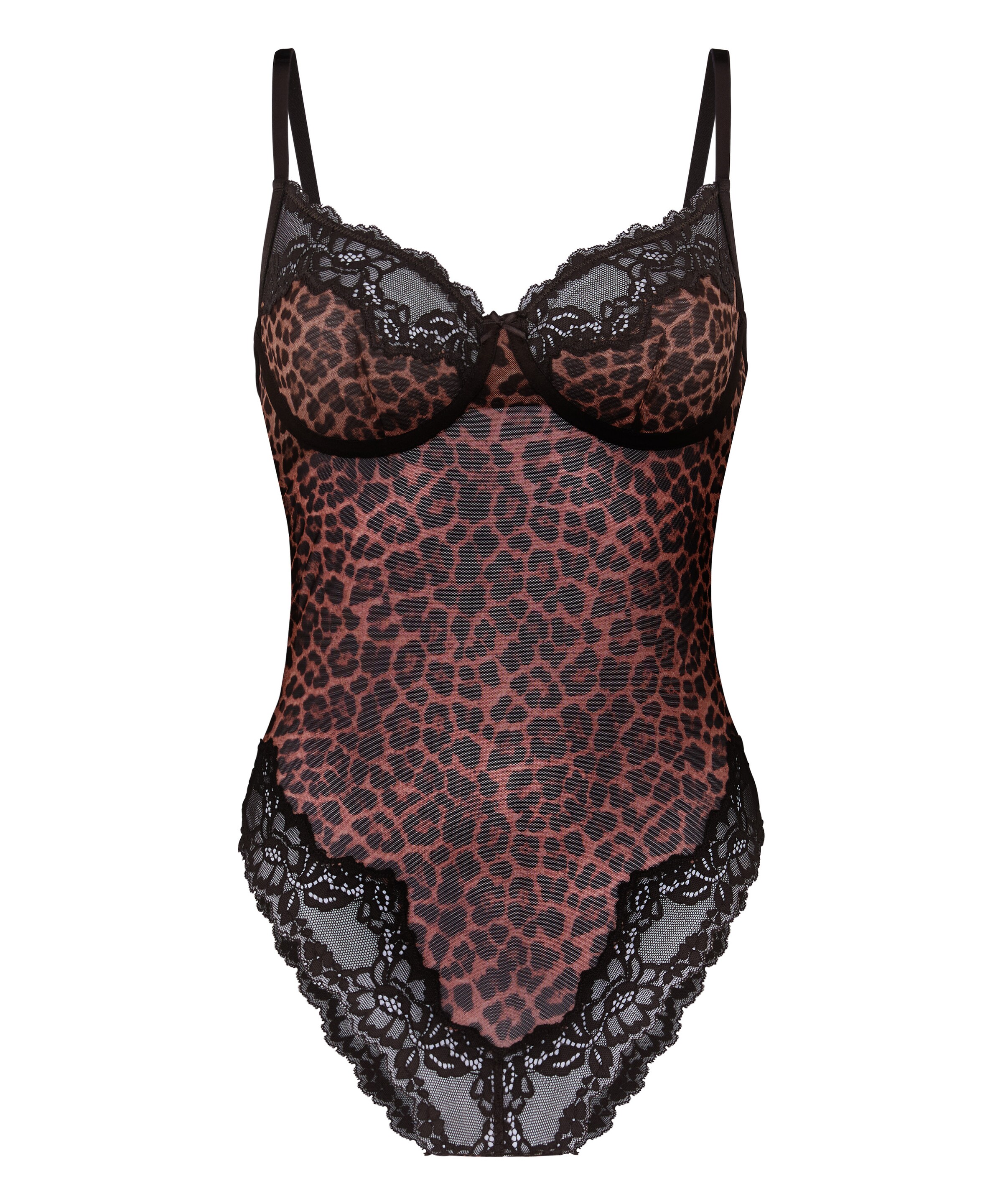 Hunkemöller Body 'Gabrielle' in Braun: Vorderseite