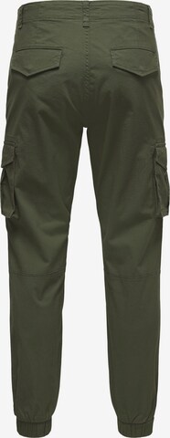 Only & SonsTapered Cargo hlače 'Mike' - zelena boja