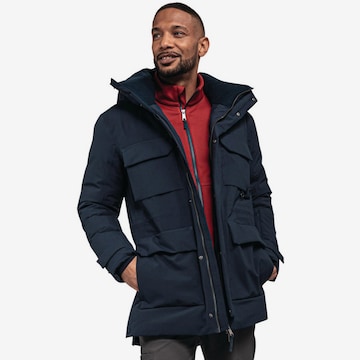 Schöffel Winterparka 'Ridgeland' in Blauw: voorkant