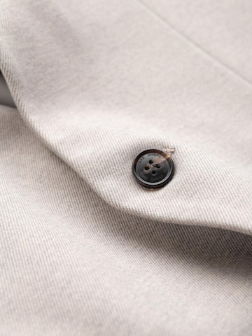 Regular fit Giacca da completo di Ombre in beige