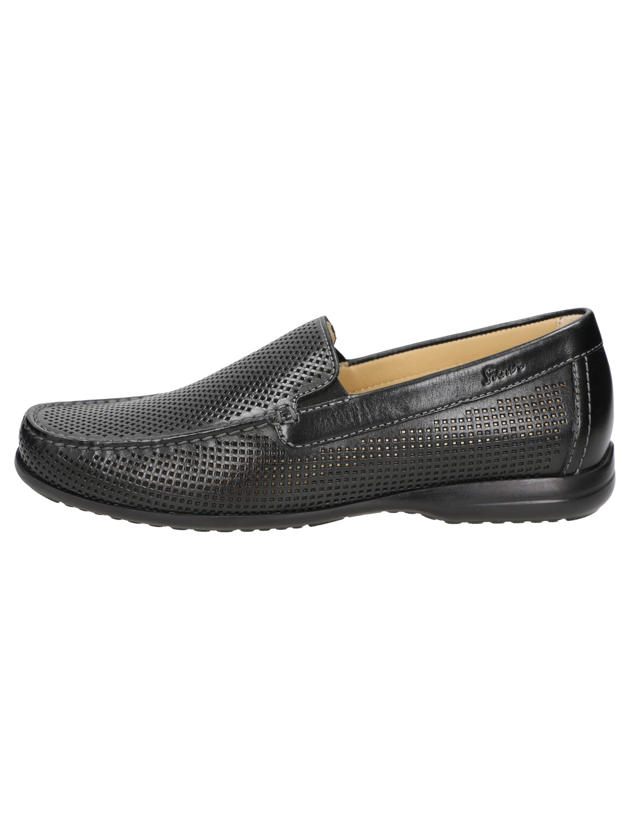 SIOUX Mocassins 'Giumelo-708-H' in Zwart