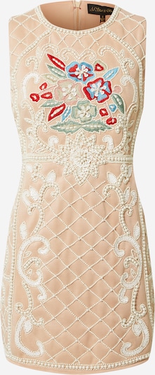 Rochie de cocktail A STAR IS BORN pe culoarea pielii / albastru deschis / verde pastel / roșu / alb, Vizualizare produs