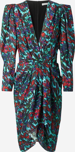 Rochie IRO pe turcoaz / verde închis / mov închis / roșu carmin, Vizualizare produs