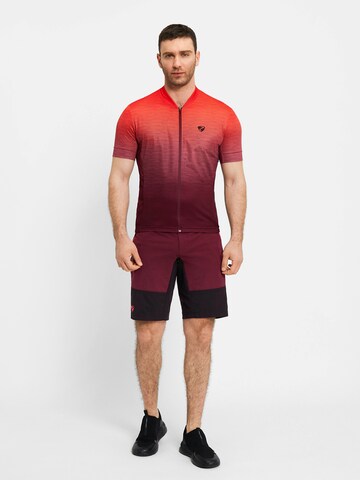 ZIENER Performance Shirt 'NELETE-Z ' in Red: front