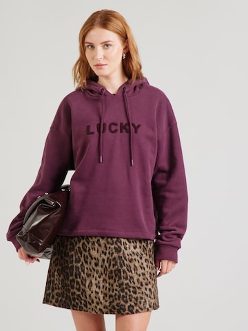 Felpa 'Haven Sweat Peached' di Herrlicher in lilla: frontale