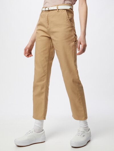 Carhartt WIP Jean 'Pierce' en noisette, Vue avec modèle