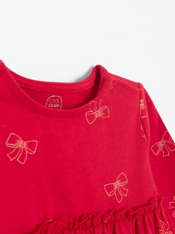 Cool Club Sukienka 'DRESS L/S' w kolorze czerwony