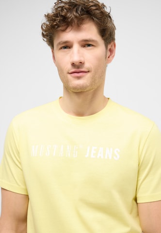 MUSTANG Shirt 'Style Austin' in Gelb