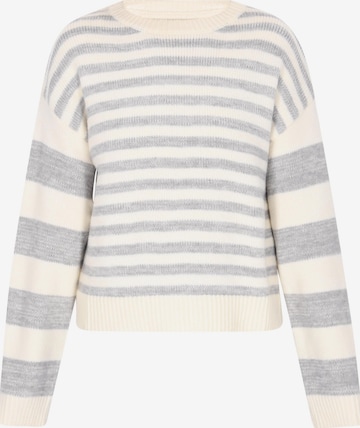 KIANNA - Jersey 'Casual Knit' en gris: frente