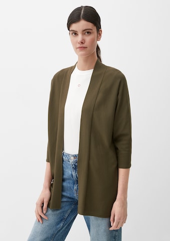 Cardigan s.Oliver en vert : devant