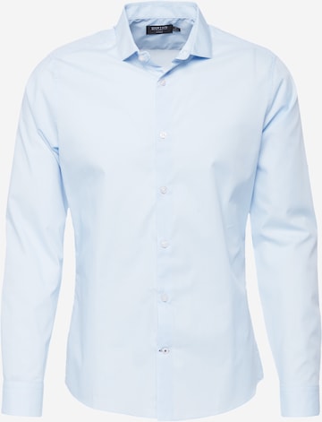 BURTON MENSWEAR LONDON - Ajuste estrecho Camisa de negocios en azul: frente