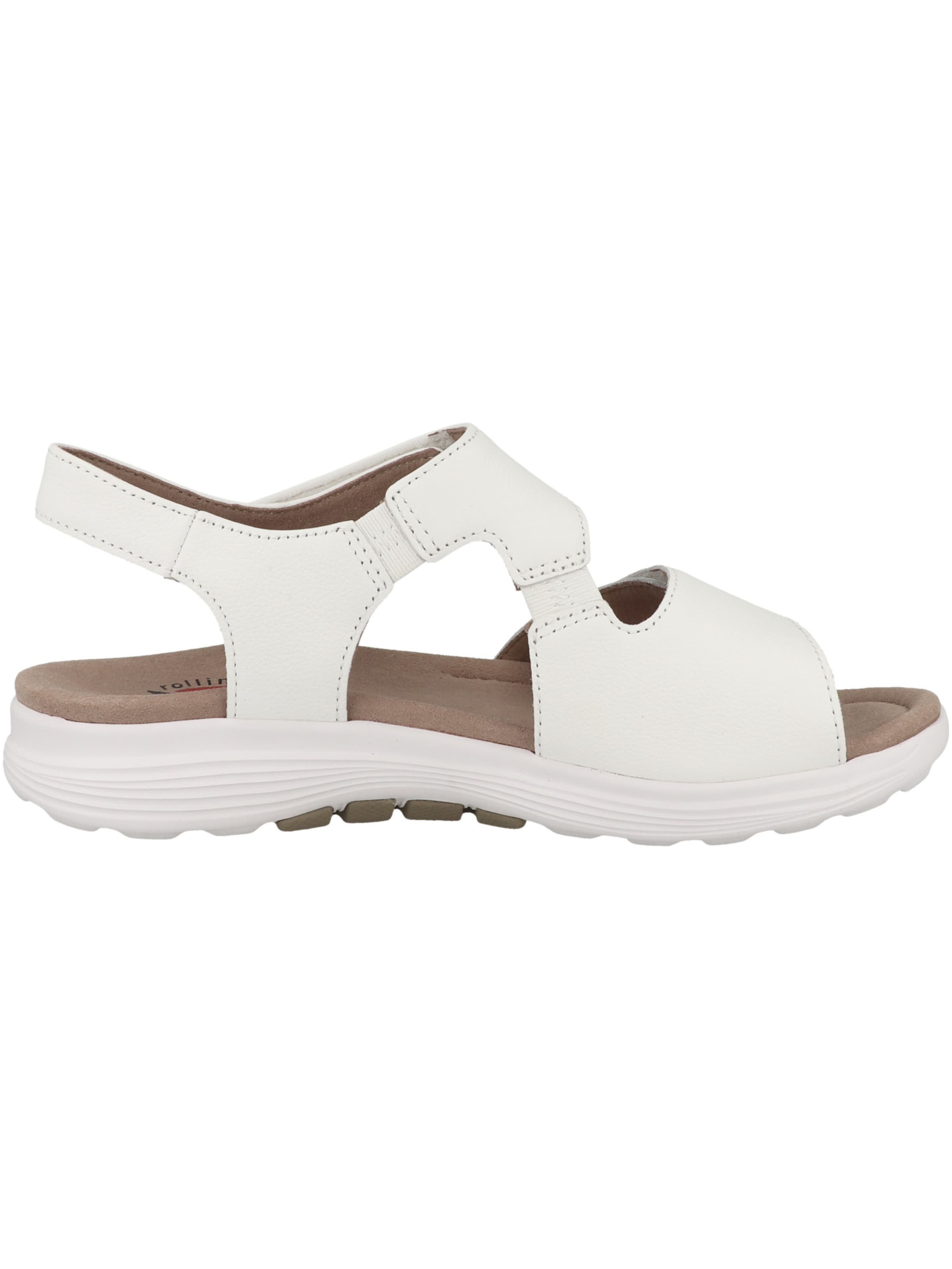 GABOR - Sandalias con hebilla en blanco