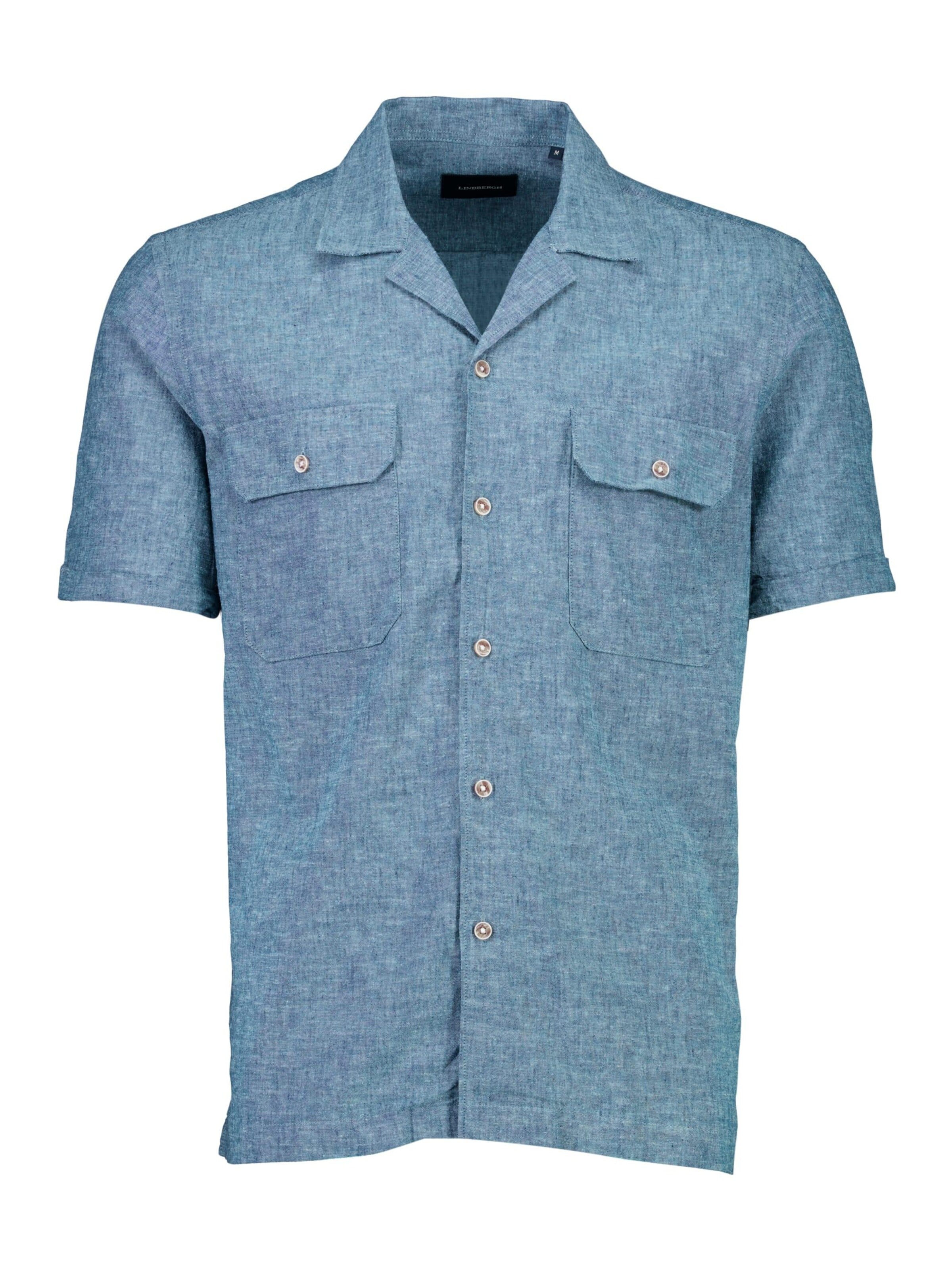 Lindbergh Overhemd in Blauw: voorkant