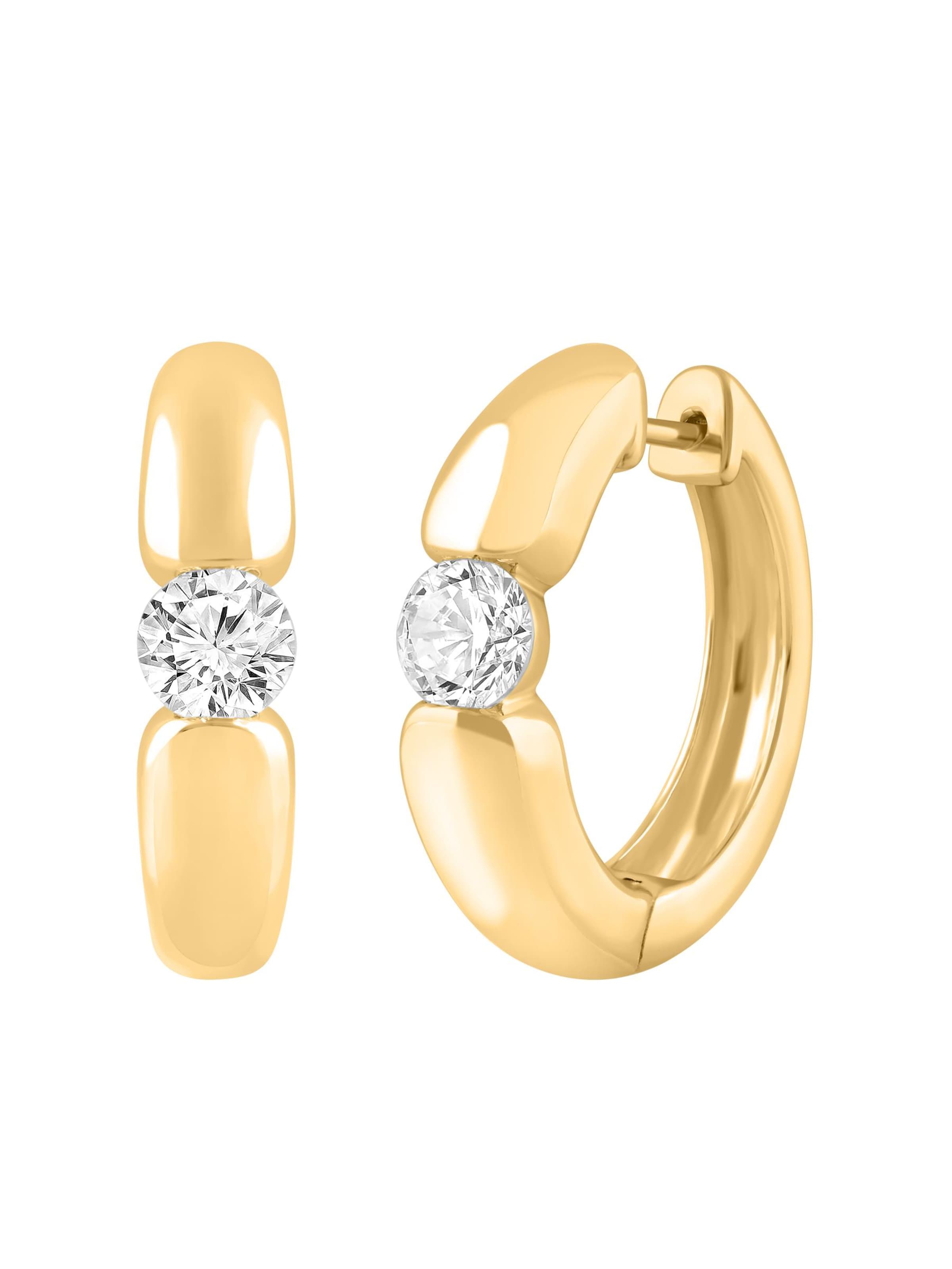 ETHISHER DIAMANTEN Earrings in Gold: front