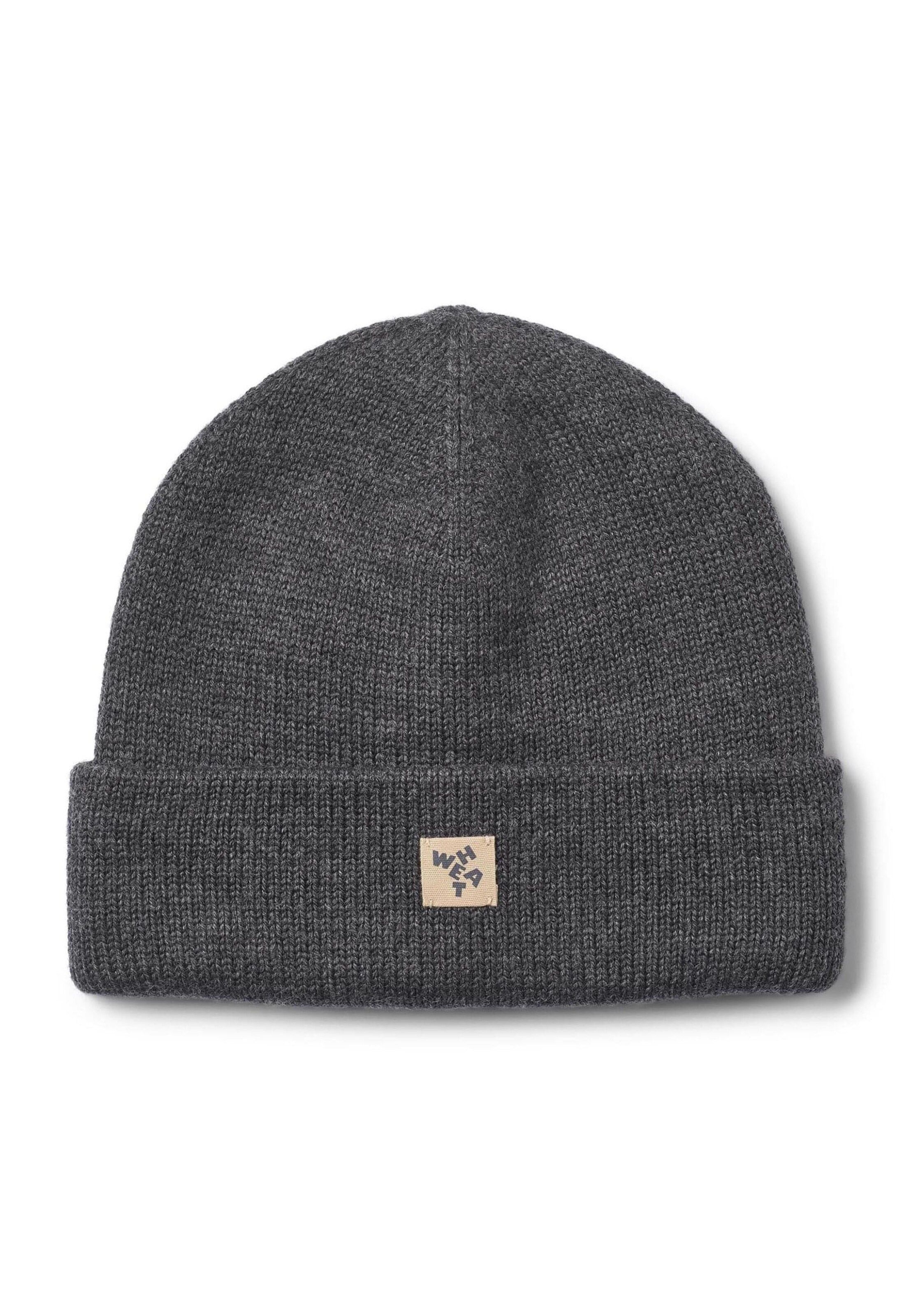 WHEAT Beanie 'Omalas' in Grey: front