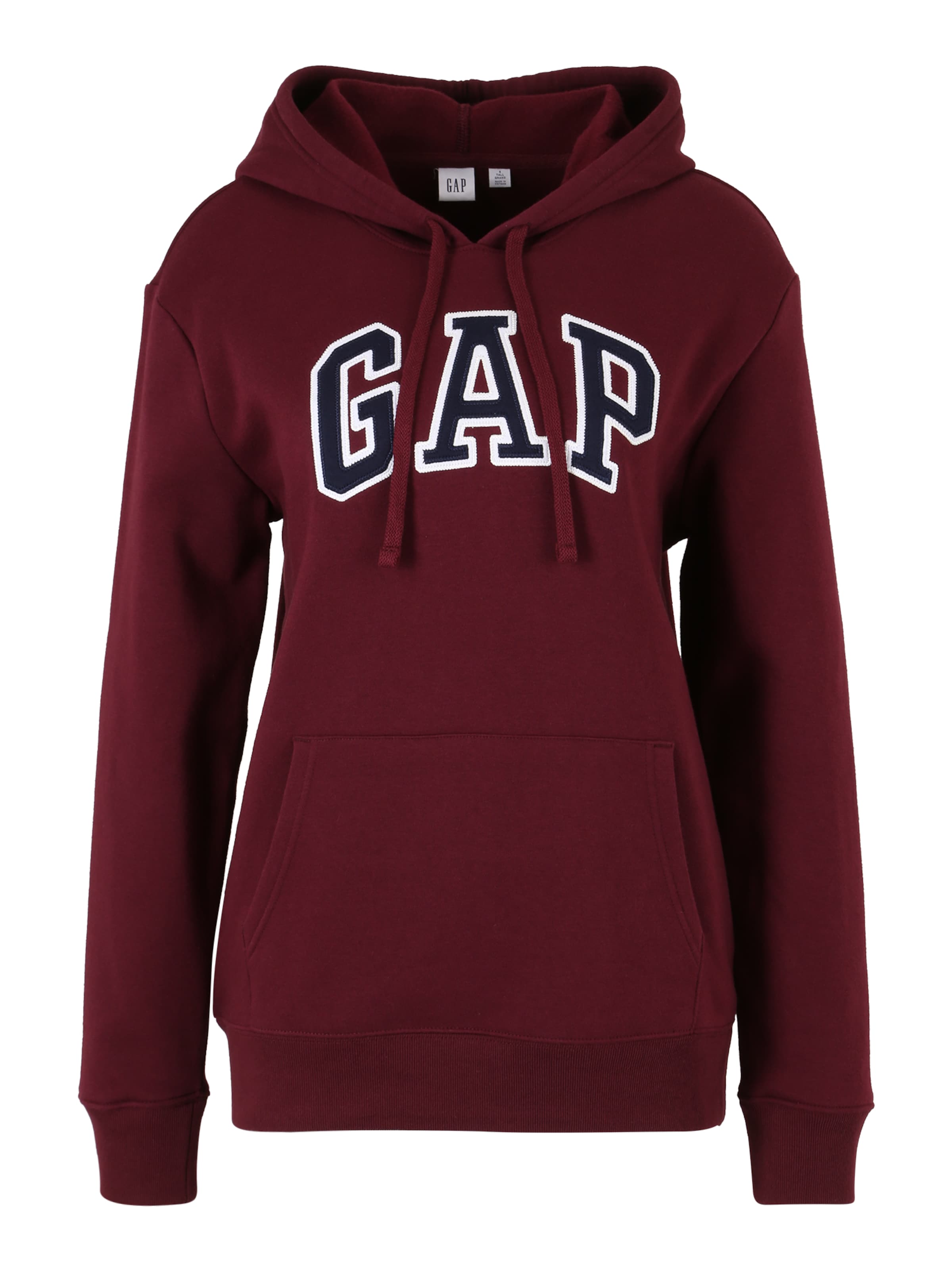 Gap Tall Свитшот 'HERITAGE' в Красный: спереди