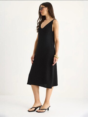Bianco Lucci Strickkleid in Schwarz