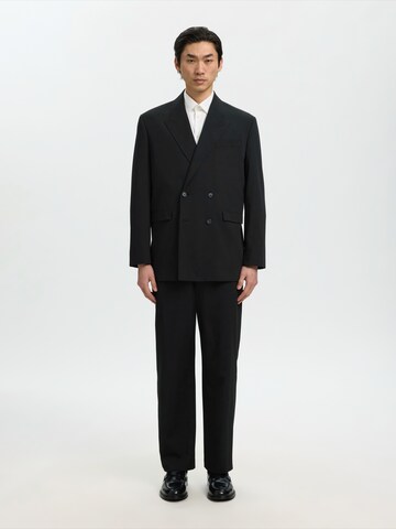 SELECTED - Ajuste regular Chaqueta saco 'SLMRELAXED-LIAM' en negro