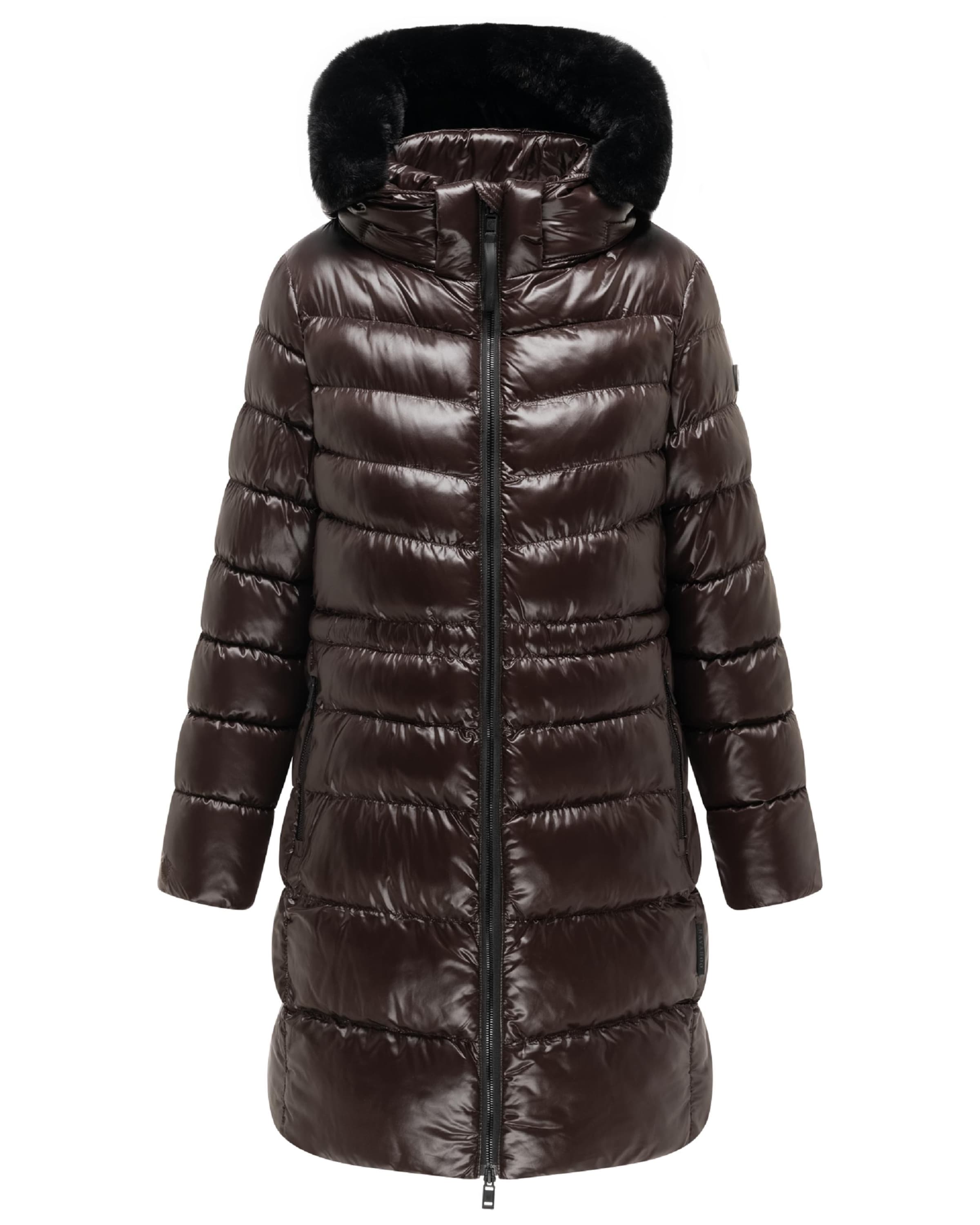 NAVAHOO Wintermantel 'Lumeia' in XS in de kleur Bruin, Productweergave