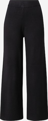 VILA Wide leg Pants 'Cassie' in Black: front