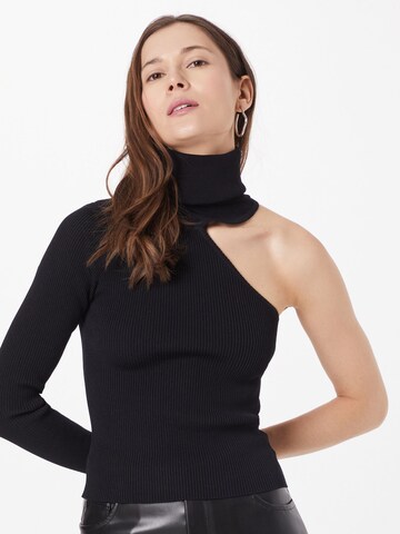 Parallel Lines Sweater in Black: front